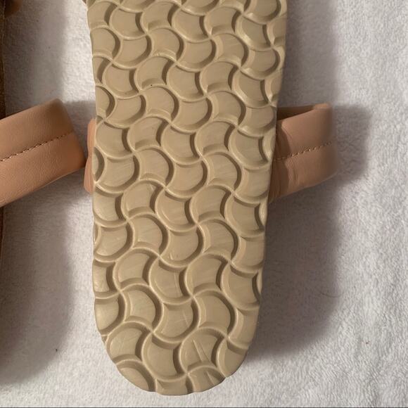 Biostep Light Pink Leather Sandals Slides Slip Ons Made in Spain NWT - Picture 7 of 9